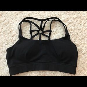 Black Padded Sports Bra